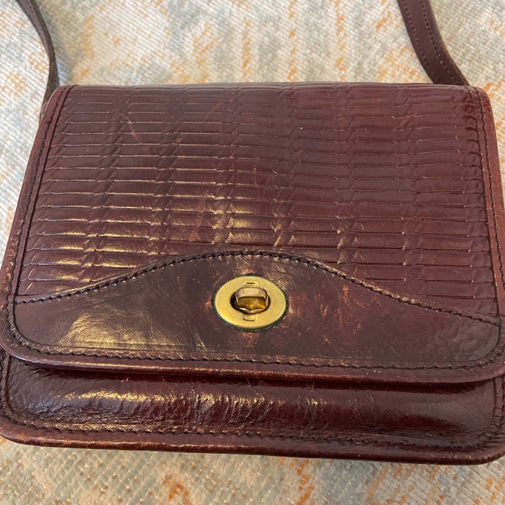 Vintage Leather Crossbody Bag